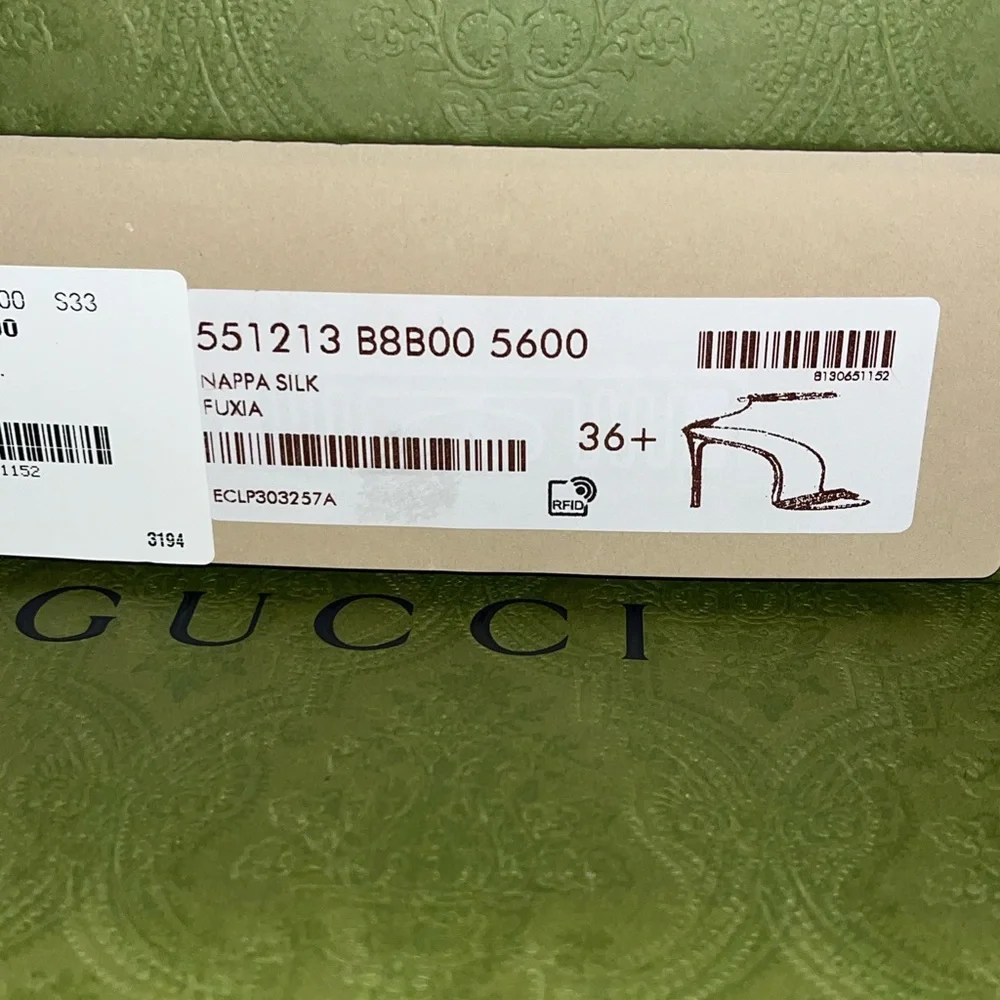 Authentic Gucci Ankle strap heel sandals size 38.5 - Picture 11 of 13